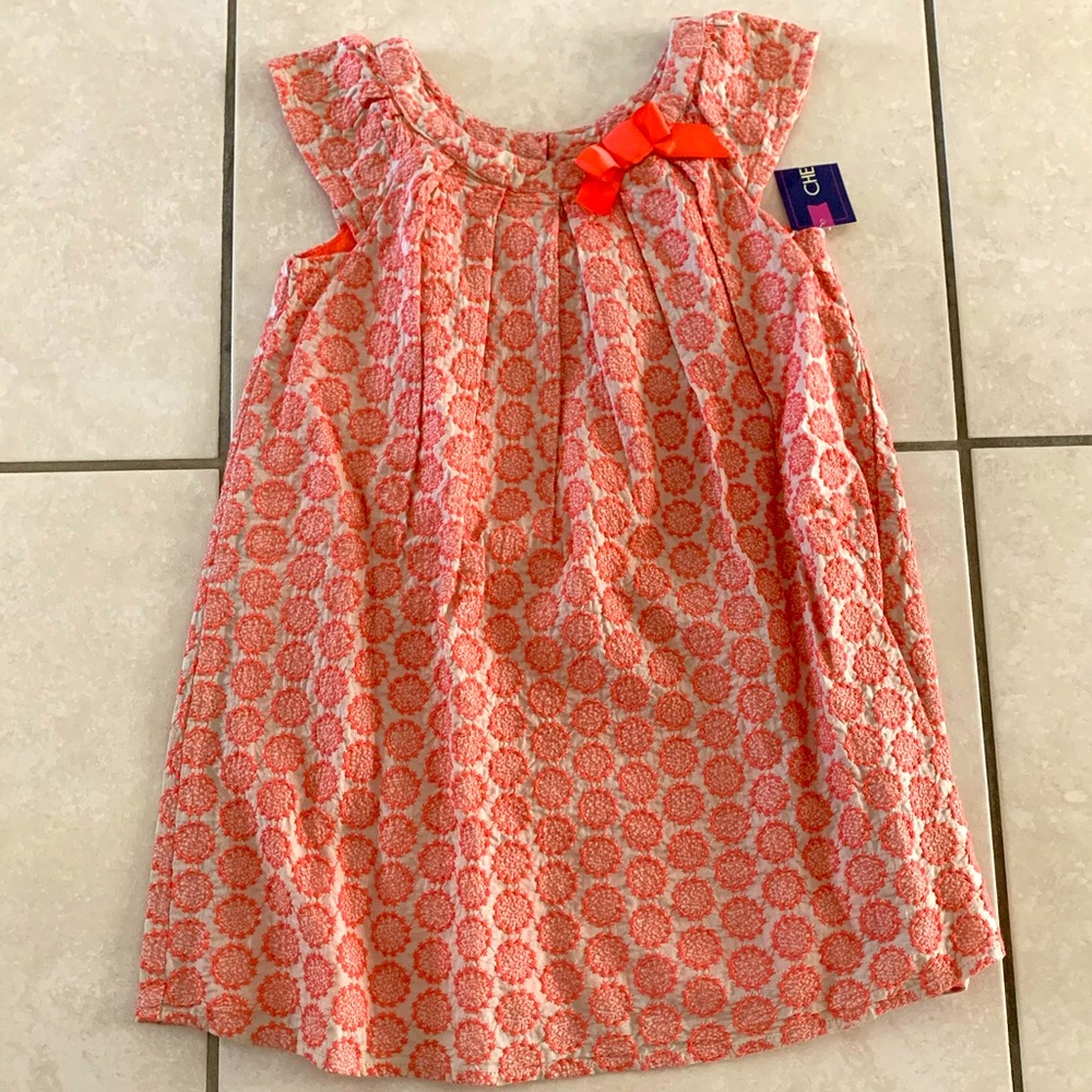 NWT Cherokee: Beige & Coral Dress